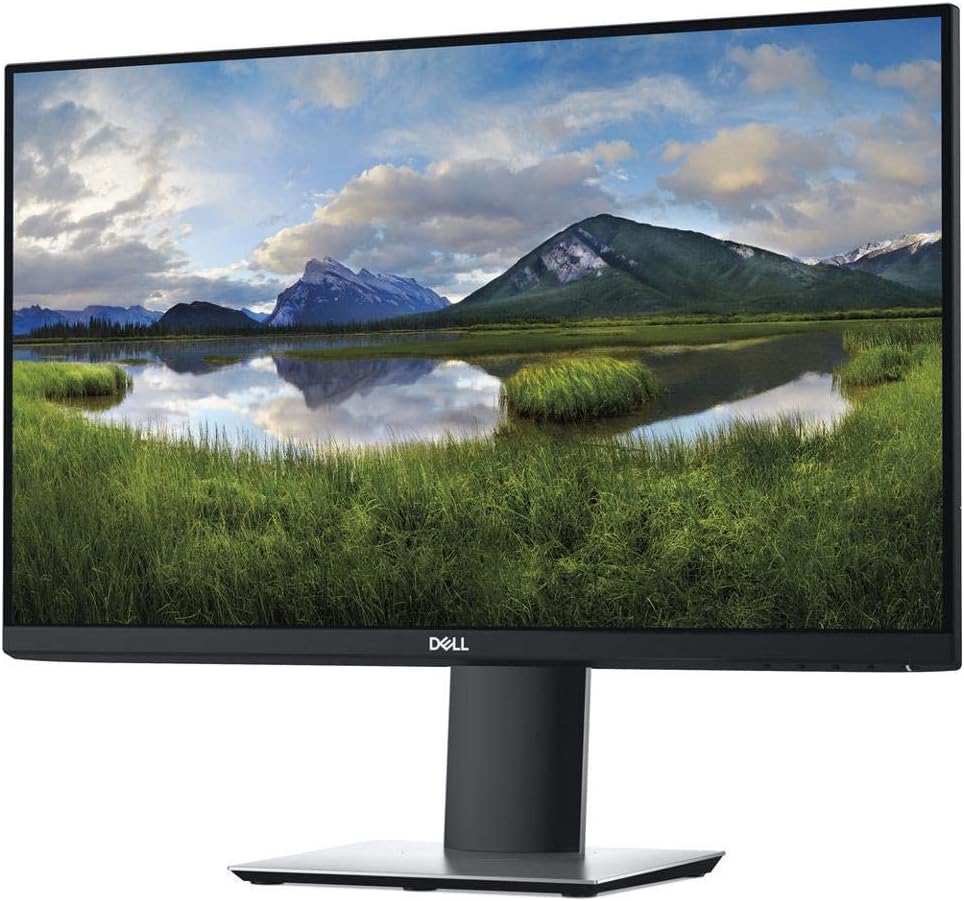 Dell P2419H 24 Inch LED-Backlit, Anti-Glare, 3H Hard Coating IPS Monitor - (8 ms Response, FHD 1920 x 1080 at 60Hz, 1000:1 Contrast, with ComfortView DisplayPort, VGA, HDMI and USB), Black