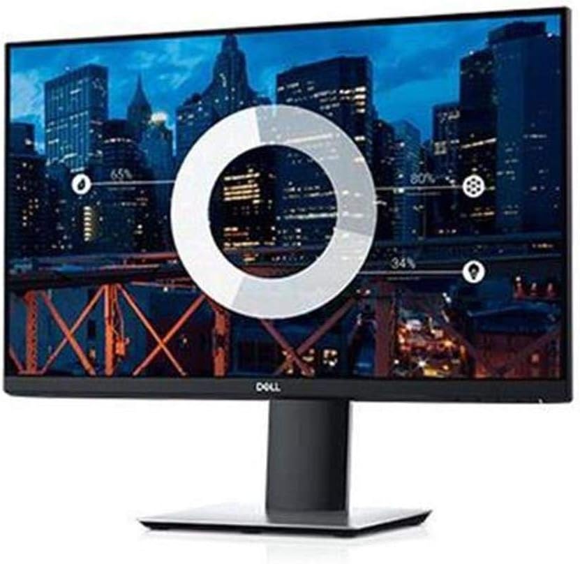 Dell P2419H 24 Inch LED-Backlit, Anti-Glare, 3H Hard Coating IPS Monitor - (8 ms Response, FHD 1920 x 1080 at 60Hz, 1000:1 Contrast, with ComfortView DisplayPort, VGA, HDMI and USB), Black