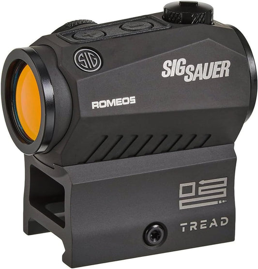 SIG SAUER Romeo5 1x20mm Tread Closed Red Dot Sight | High-Performance Durable Waterproof Fog-Proof Compact 2 MOA Red Dot Sight for SIG M400 Tread