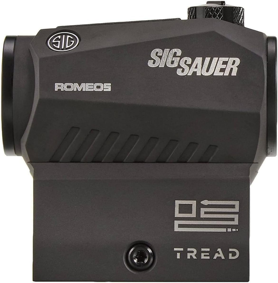 SIG SAUER Romeo5 1x20mm Tread Closed Red Dot Sight | High-Performance Durable Waterproof Fog-Proof Compact 2 MOA Red Dot Sight for SIG M400 Tread